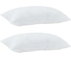 Pagalvė 2 pcs Balta 80 x 40 x 20 cm Medvilnė ir poliesteris