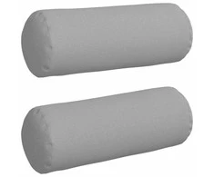 Pagalvės 2 pcs Debesų pilka Ø 25 x 70 cm audinys