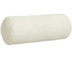 Pagalvės 2 pcs Kreminė Ø 15 x 40 cm Kordūrinis audinys