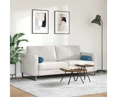 Pagalvės 2 pcs Mėlyna Ø 15 x 40 cm Kordūrinis audinys