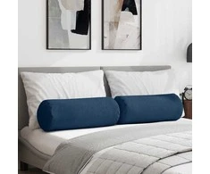 Pagalvės 2 pcs Mėlyna Ø 25 x 70 cm audinys