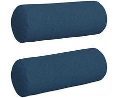 Pagalvės 2 pcs Mėlyna Ø 25 x 70 cm audinys