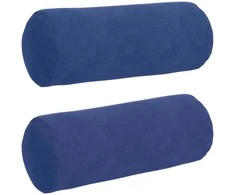 Pagalvės 2 pcs Policijos mėlyna Ø 15 x 40 cm Kordūrinis audinys