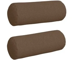 Pagalvės 2 pcs Ruda Ø 25 x 70 cm audinys