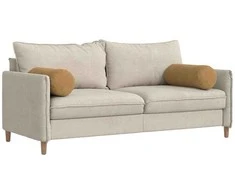 Pagalvės 2 pcs Ruda Ø 25 x 70 cm Kordūrinis audinys