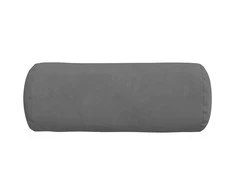Pagalvės 2 pcs Tamsiai pilka Ø 15 x 40 cm Mikropluošto audinys