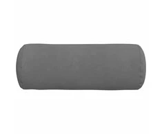Pagalvės 2 pcs Tamsiai pilka Ø 25 x 70 cm Mikropluošto audinys