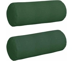 Pagalvės 2 pcs Tamsiai žalia Ø 25 x 70 cm Kordūrinis audinys