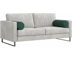 Pagalvės 2 pcs Tamsiai žalia Ø 25 x 70 cm Kordūrinis audinys
