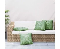 Išsklaidymo pagalvės Lapelis 4 pcs Lapų raštas 60 x 60 cm
