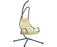 Kabantis kiaušinis Smėlio 94 x 107 x 196,5 cm Plienas