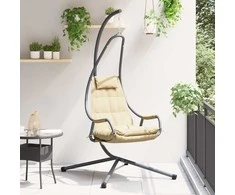 Kabantis kiaušinis Smėlio 94 x 107 x 196,5 cm Plienas