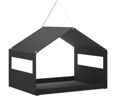 Pakabinama paukščių lesykla Plienas Juoda 30 x 23 x 23 cm
