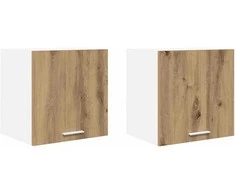 Pakabinama spintelė 2 pcs Amatininkų ąžuolas ir baltas