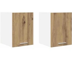 Pakabinama spintelė 2 pcs Amatininkų ąžuolas ir baltas