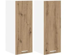 Pakabinama spintelė 2 pcs Amatininkų ąžuolas ir baltas