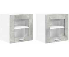 Pakabinama spintelė Riga 2 pcs Betono pilka 40 x 31 x 40 cm