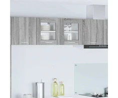 Pakabinama spintelė 2 pcs Pilkas Sonoma 40 x 31 x 40 cm