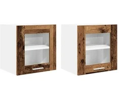 Pakabinama spintelė 2 pcs Senas medis 40 x 31 x 40 cm