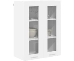 Pakabinama spintelė Balta 60 x 31 x 80 cm Apdirbta mediena