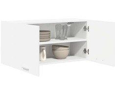 Pakabinama spintelė Balta 80 x 31 x 40 cm Apdirbta mediena