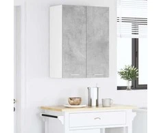 Pakabinama spintelė su saugykla Betono pilka 60 x 31 x 80 cm