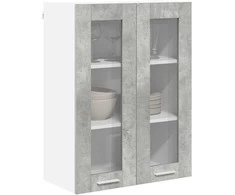 Pakabinama spintelė su saugykla Betono pilka 60 x 31 x 80 cm