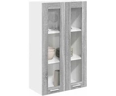 Pakabinama spintelė su saugykla Pilkas Sonoma 60 x 31 x 100 cm
