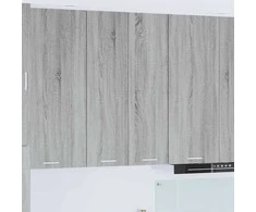Pakabinama spintelė su saugykla Pilkas Sonoma 60 x 31 x 100 cm