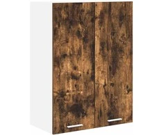 Pakabinama spintelė su saugykla Rūkyta ąžuolas 60 x 31 x 80 cm