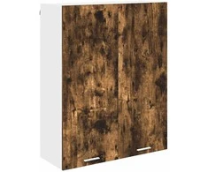 Pakabinama spintelė su saugykla Rūkyta ąžuolas 80 x 31 x 100 cm
