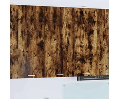 Pakabinama spintelė Rūkyto ąžuolo ir baltos 50 x 31 x 100 cm