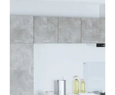 Pakabinama spintelė 2 pcs Betono pilka ir balta 40 x 31 x 40 cm
