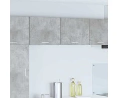 Pakabinama spintelė 2 pcs Betono pilka ir balta 50 x 31 x 40 cm