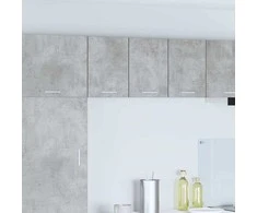 Pakabinama spintelė 2 pcs Betono pilka ir balta 30 x 31 x 40 cm