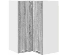 Pakabinama spintelė Pilkas Sonoma ir baltas 57 x 57 x 80 cm