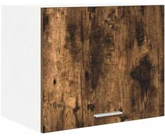 Pakabinama spintelė Rūkyto ąžuolo ir baltos 50 x 31 x 40 cm