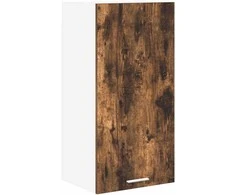 Pakabinama spintelė Rūkyto ąžuolo ir baltos 40 x 31 x 80 cm
