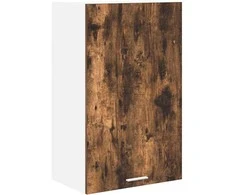 Pakabinama spintelė Rūkyto ąžuolo ir baltos 50 x 31 x 80 cm