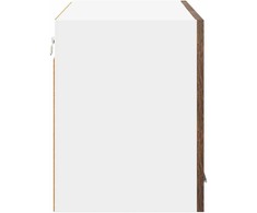 Pakabinama spintelė Rūkyto ąžuolo ir baltos 80 x 31 x 40 cm