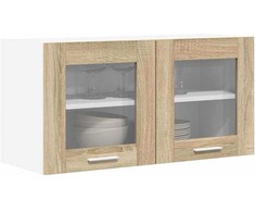 Pakabinama spintelė Sonoma ąžuolas ir baltas 80 x 31 x 40 cm