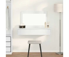 Makiažo stalas Balta 100 x 40 x 70 cm Apdirbta mediena