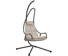Kabantis kiaušinis Taupe 94 x 107 x 196,5 cm Plienas