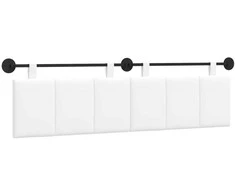 Pakabinamas lovos galvūgalis Baltas audinys
