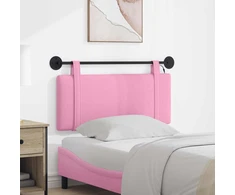 Pakabinamas lovos galvūgalis Rožinė Audinys