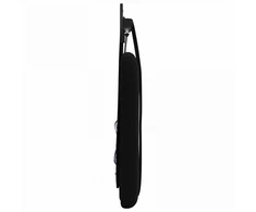 Pakabinamas lovos galvūgalis Su LED šviesa Juoda Aksomas