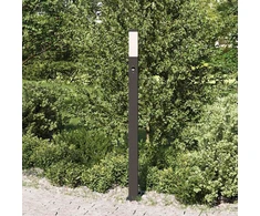 Pakabinamas šviestuvas Apsauginis stulpelis su jutikliu, 110 cm, juodas, IP44