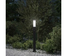 Pakabinamas šviestuvas Apsauginis stulpelis su jutikliu, 80 cm, juodas, IP44