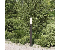 Pakabinamas šviestuvas Apsauginis stulpelis su jutikliu, 80 cm, juodas, IP44