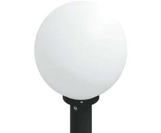 Pakabinamas šviestuvas Apsauginis šviestuvas su jutikliu ir lizdu, 80 cm, juodas, IP44